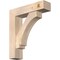 Ekena Millwork Imperial Block Smooth Bracket w/ Offset Brace, Douglas Fir, 7 1/2"W x 30"D x 34"H BKT0806X30X34IMP05SDF - alternate 1